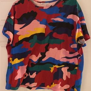 Multi Colored Camo Tee